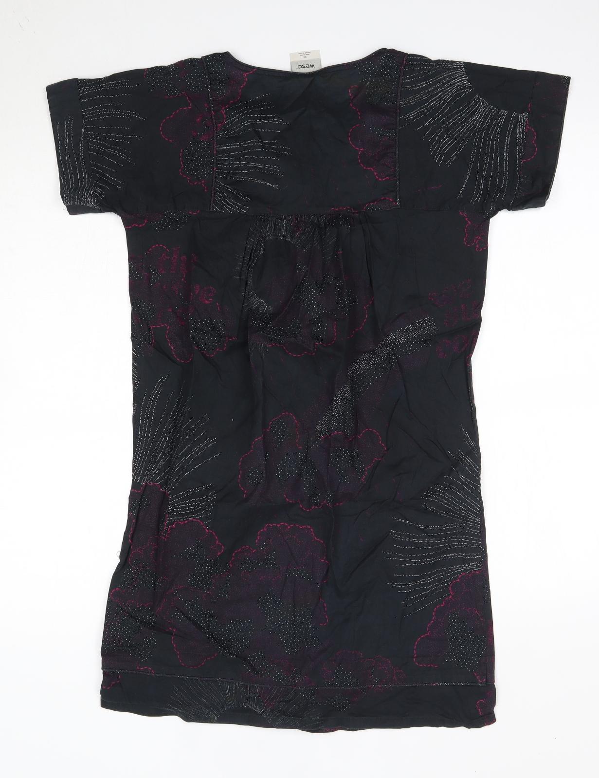 WeSC Womens Multicoloured  Cotton T-Shirt Dress  Size XS  Round Neck