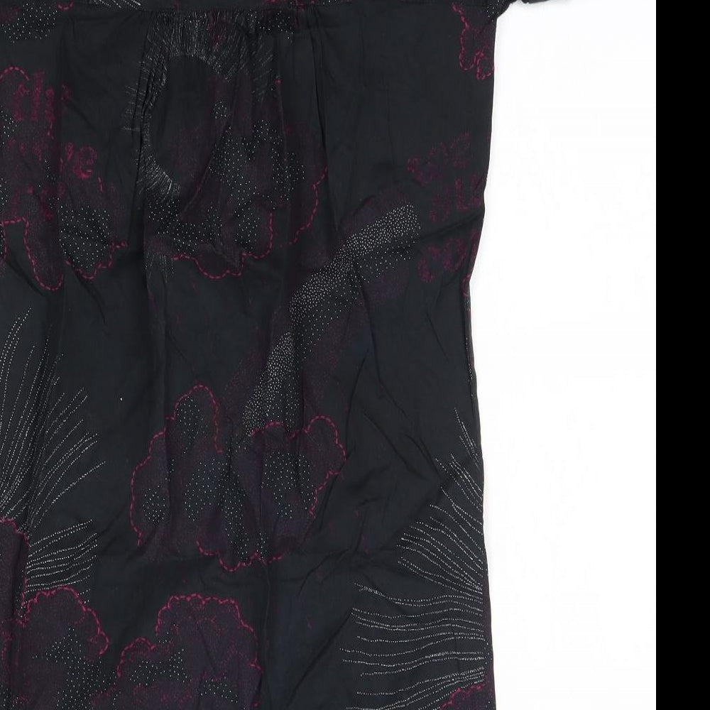 WeSC Womens Multicoloured  Cotton T-Shirt Dress  Size XS  Round Neck