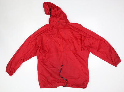 Mens UK Size S Igel Red Rain Coat