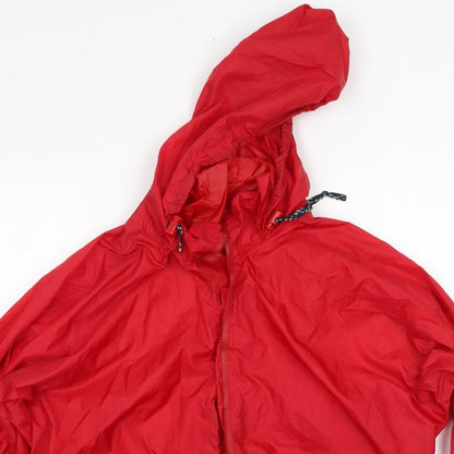 Mens UK Size S Igel Red Rain Coat