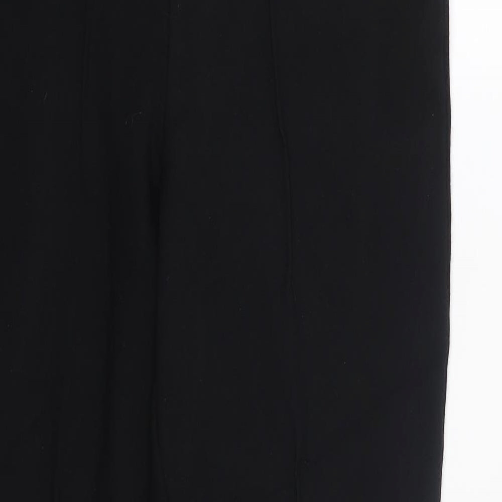 Womens UK Size 14 Matalan Regular Fit Dress Pants Black Trousers