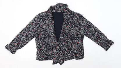 Womens UK Size 18 M&S Blue Cardigan Jumper