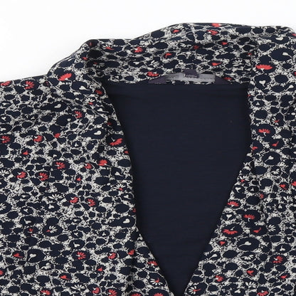 Womens UK Size 18 M&S Blue Cardigan Jumper