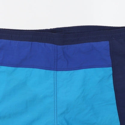 Casual Club Mens Blue  Nylon Sweat Shorts Size XL  Regular
