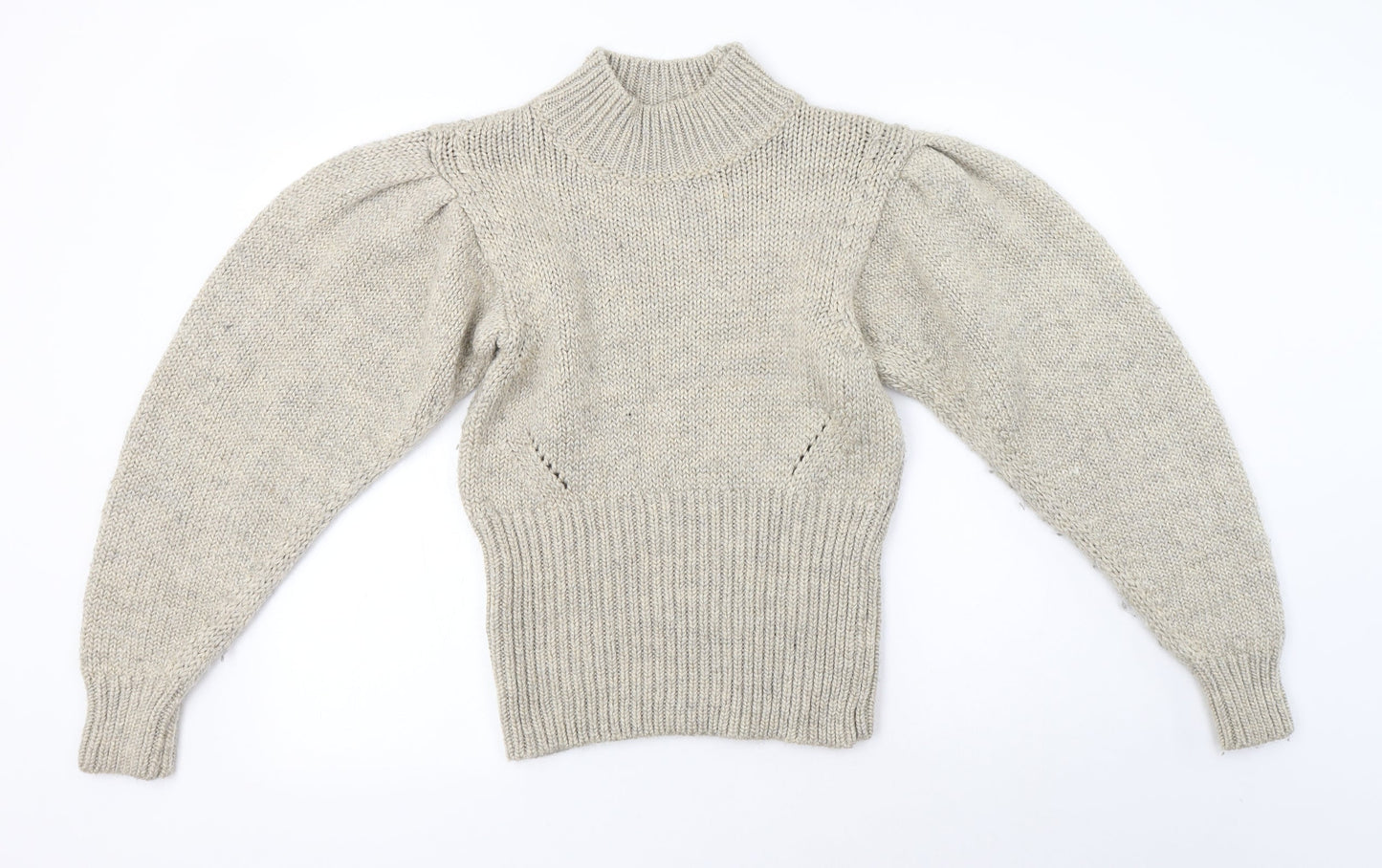 Womens UK Size S Topshop Brown Pullover Jumper