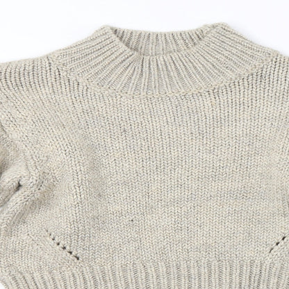Womens UK Size S Topshop Brown Pullover Jumper