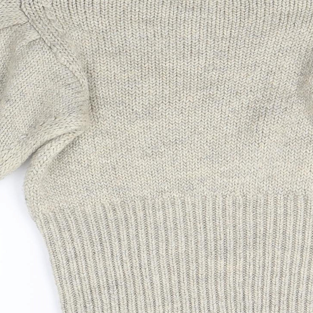 Womens UK Size S Topshop Brown Pullover Jumper