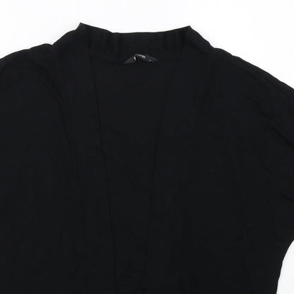George Womens Black V-Neck  Viscose Cardigan Jumper Size M