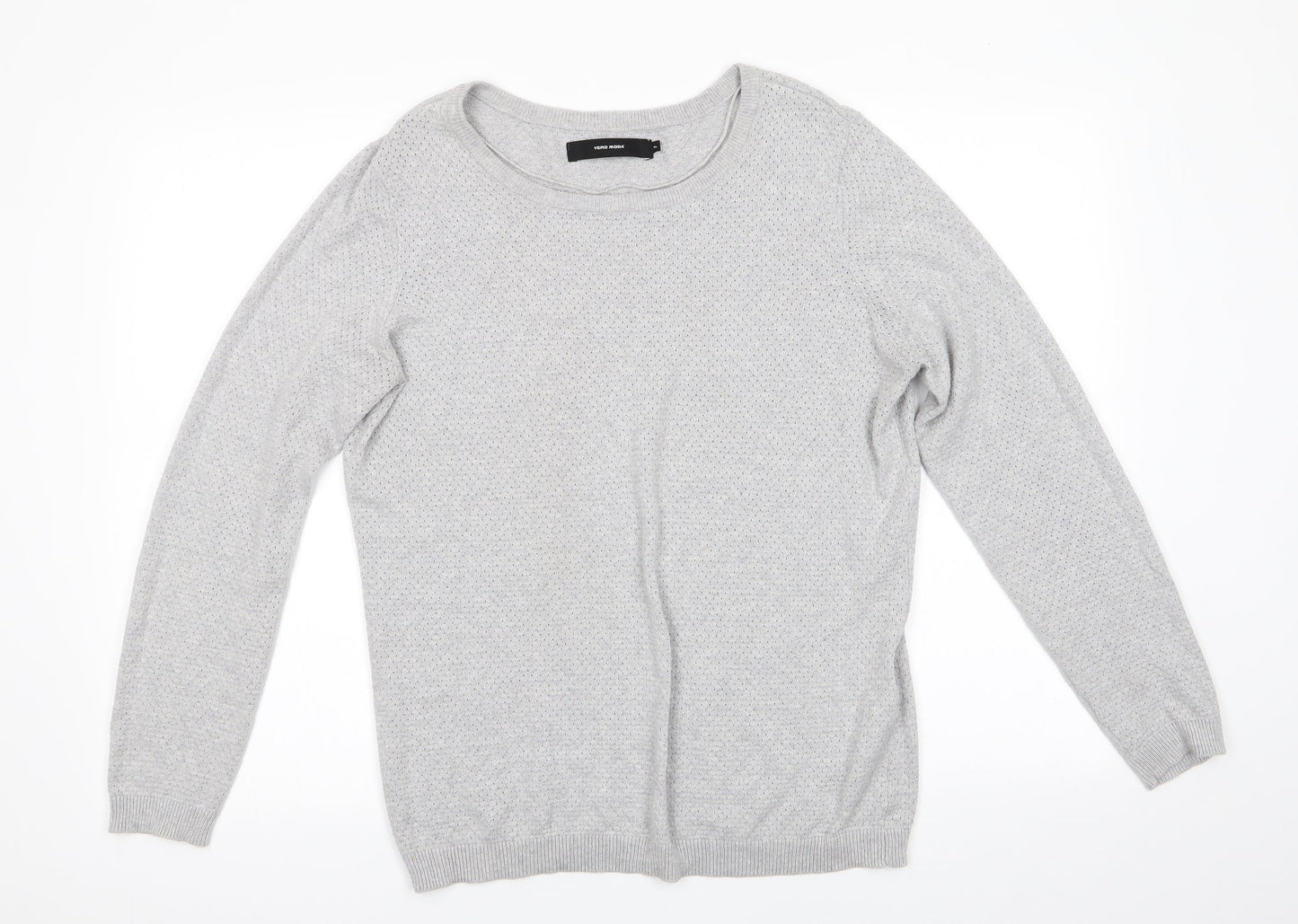 Womens UK Size XL VERO MODA Grey Pullover Jumper