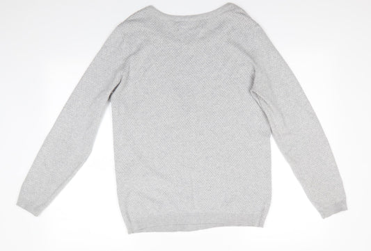 Womens UK Size XL VERO MODA Grey Pullover Jumper