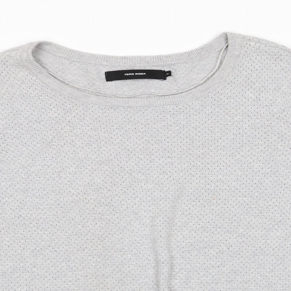 Womens UK Size XL VERO MODA Grey Pullover Jumper