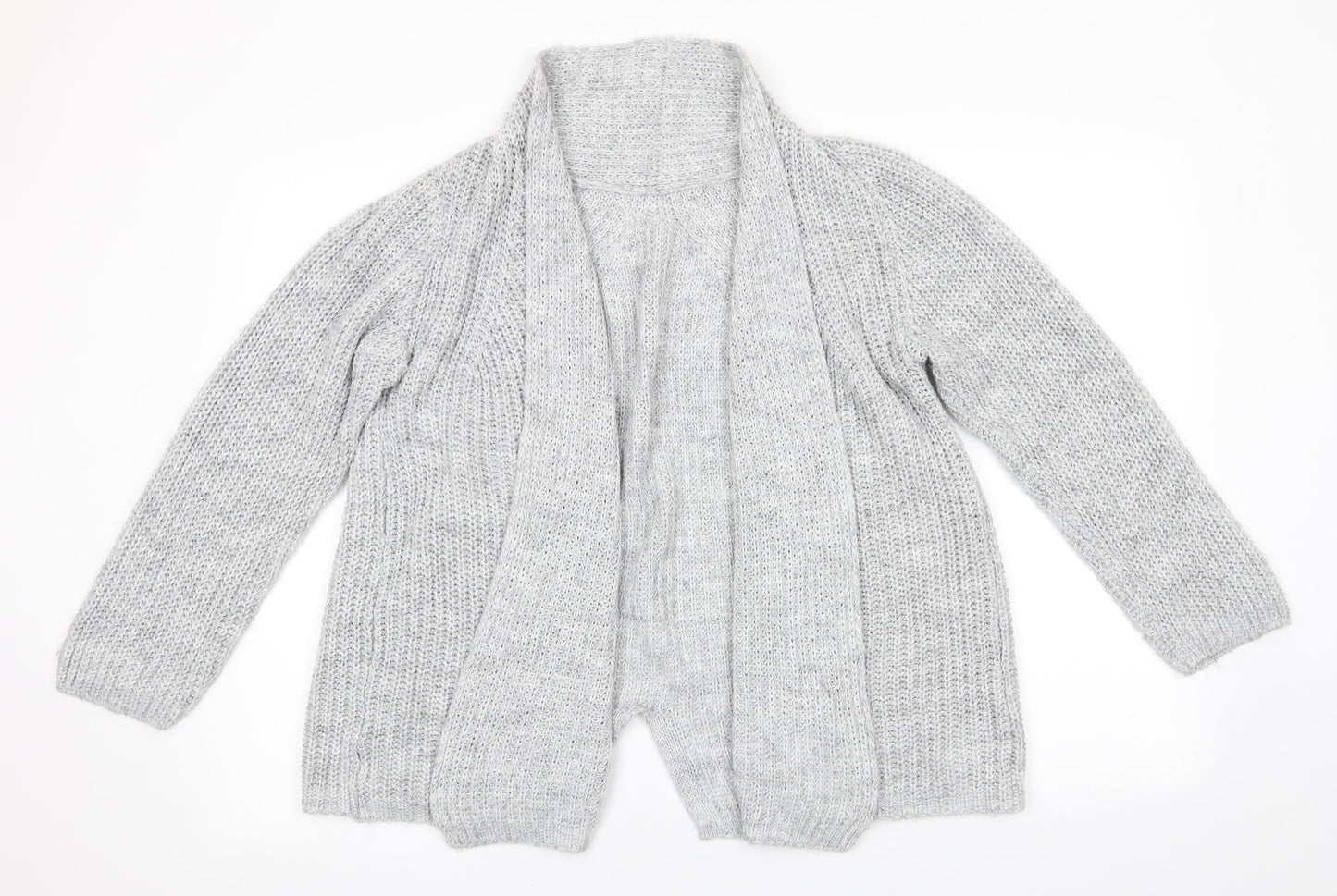 Womens UK Size  Preworn Silver Cardigan Jumper