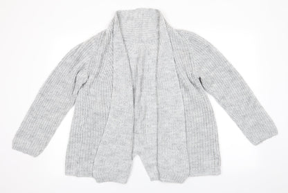 Womens UK Size  Preworn Silver Cardigan Jumper