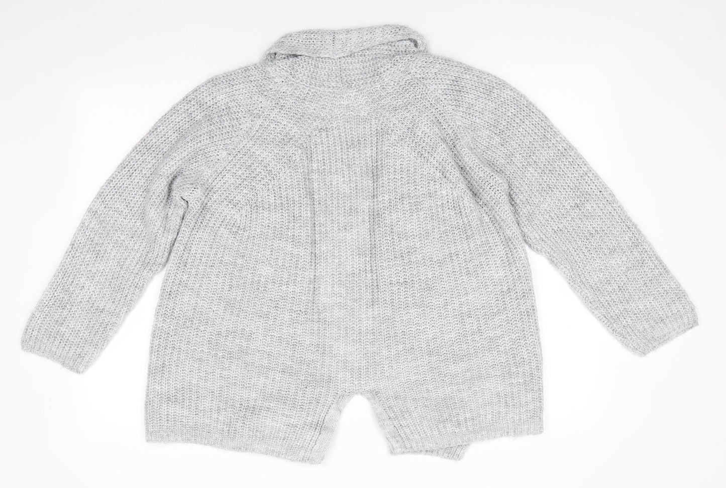 Womens UK Size  Preworn Silver Cardigan Jumper