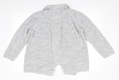 Womens UK Size  Preworn Silver Cardigan Jumper