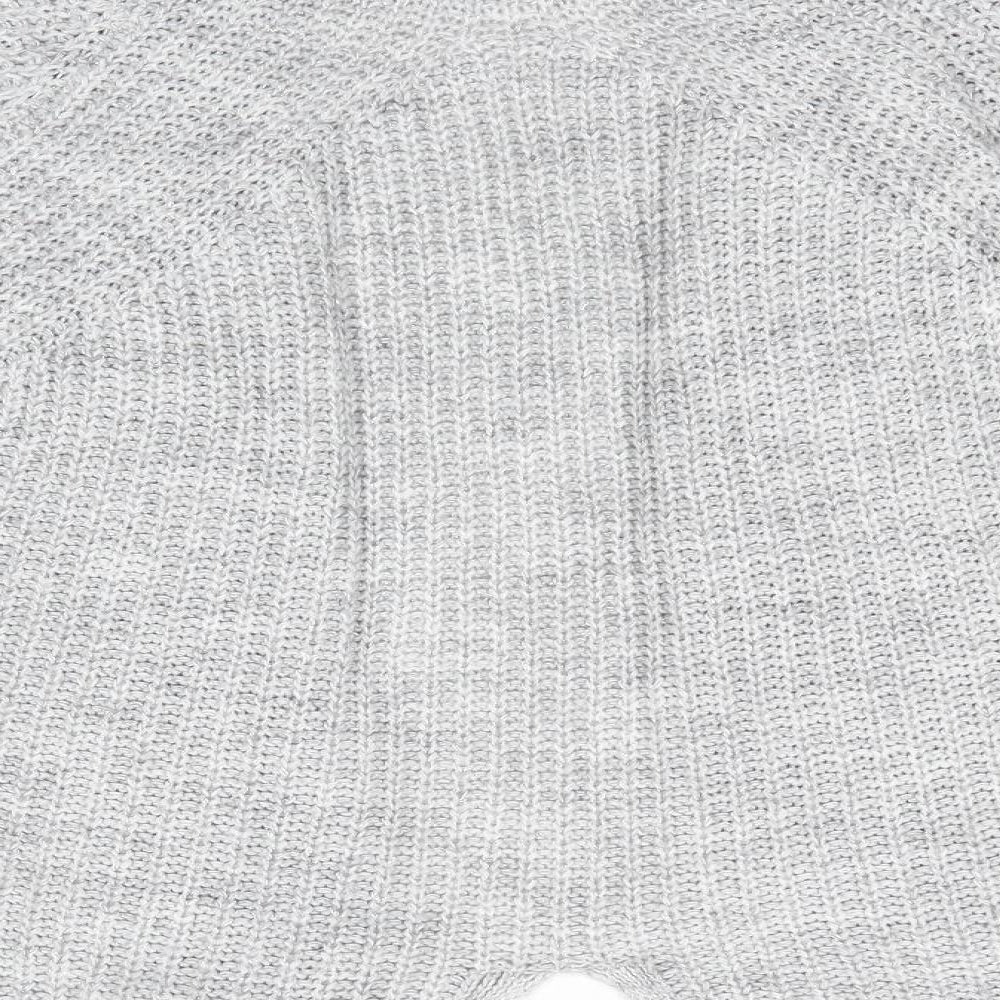 Womens UK Size  Preworn Silver Cardigan Jumper