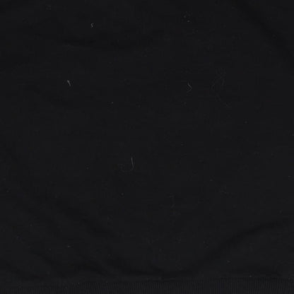 Disney by Atmosphere Womens Black Animal Print Polyester Pullover Sweatshirt Size 12   - Embossed Mickey Mouse Oh Mickey