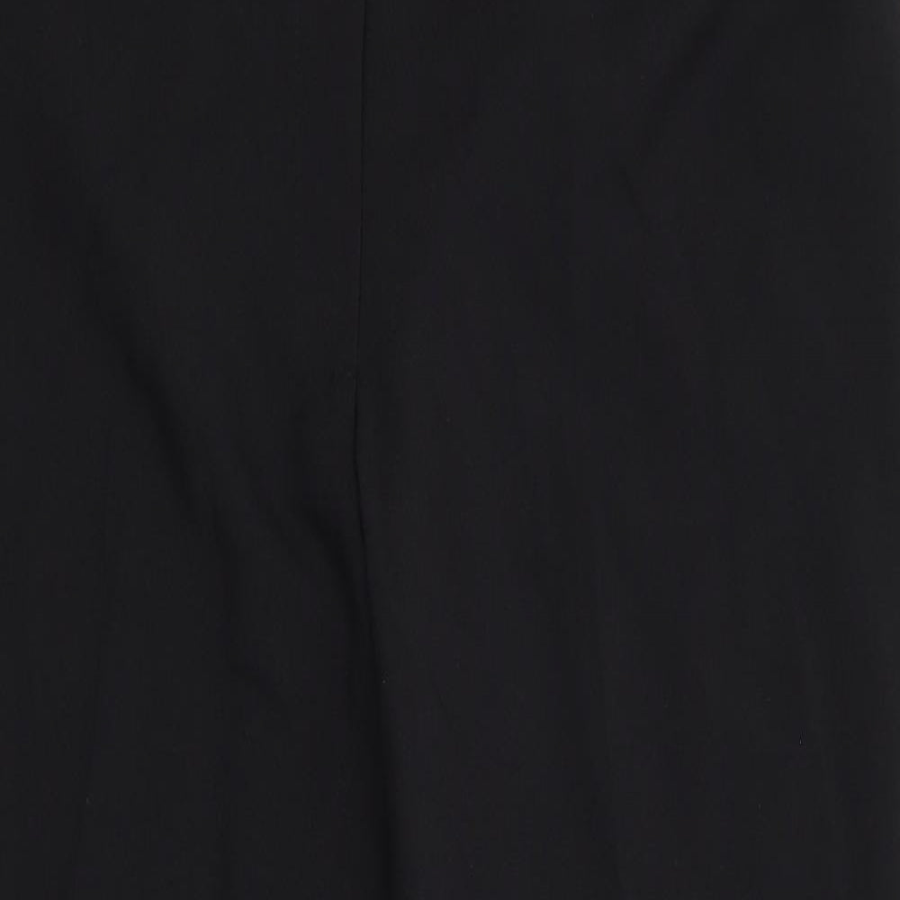 Womens UK Size 16 Papaya Regular Fit  Black Trousers