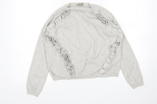 Womens UK Size 8 ASOS Grey Pullover Jumper