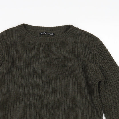 Womens UK Size 14 Select Green Pullover Jumper