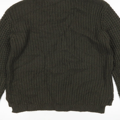 Womens UK Size 14 Select Green Pullover Jumper