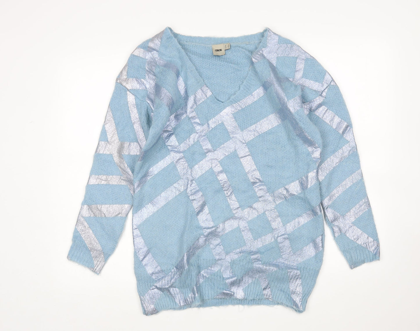 Womens UK Size 6 ASOS Blue Pullover Jumper