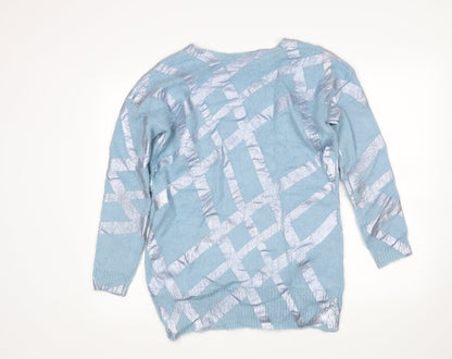 Womens UK Size 6 ASOS Blue Pullover Jumper
