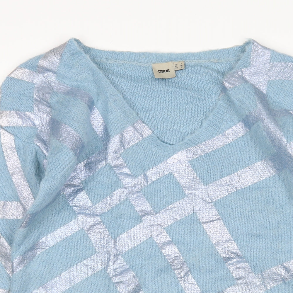 Womens UK Size 6 ASOS Blue Pullover Jumper