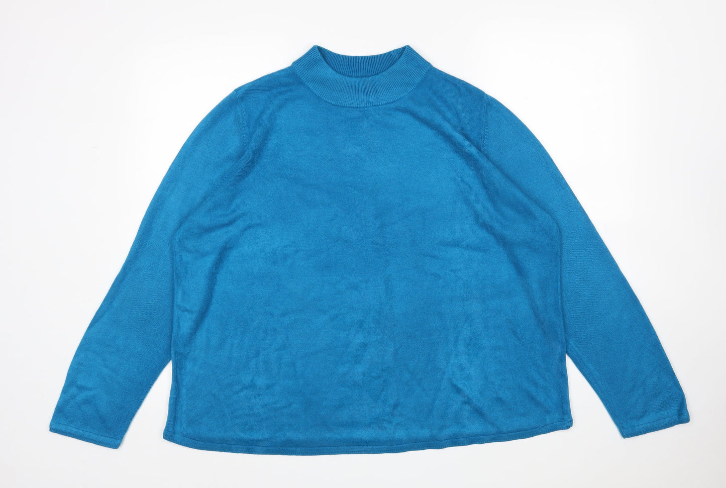 Womens UK Size XL BM Blue Pullover Jumper