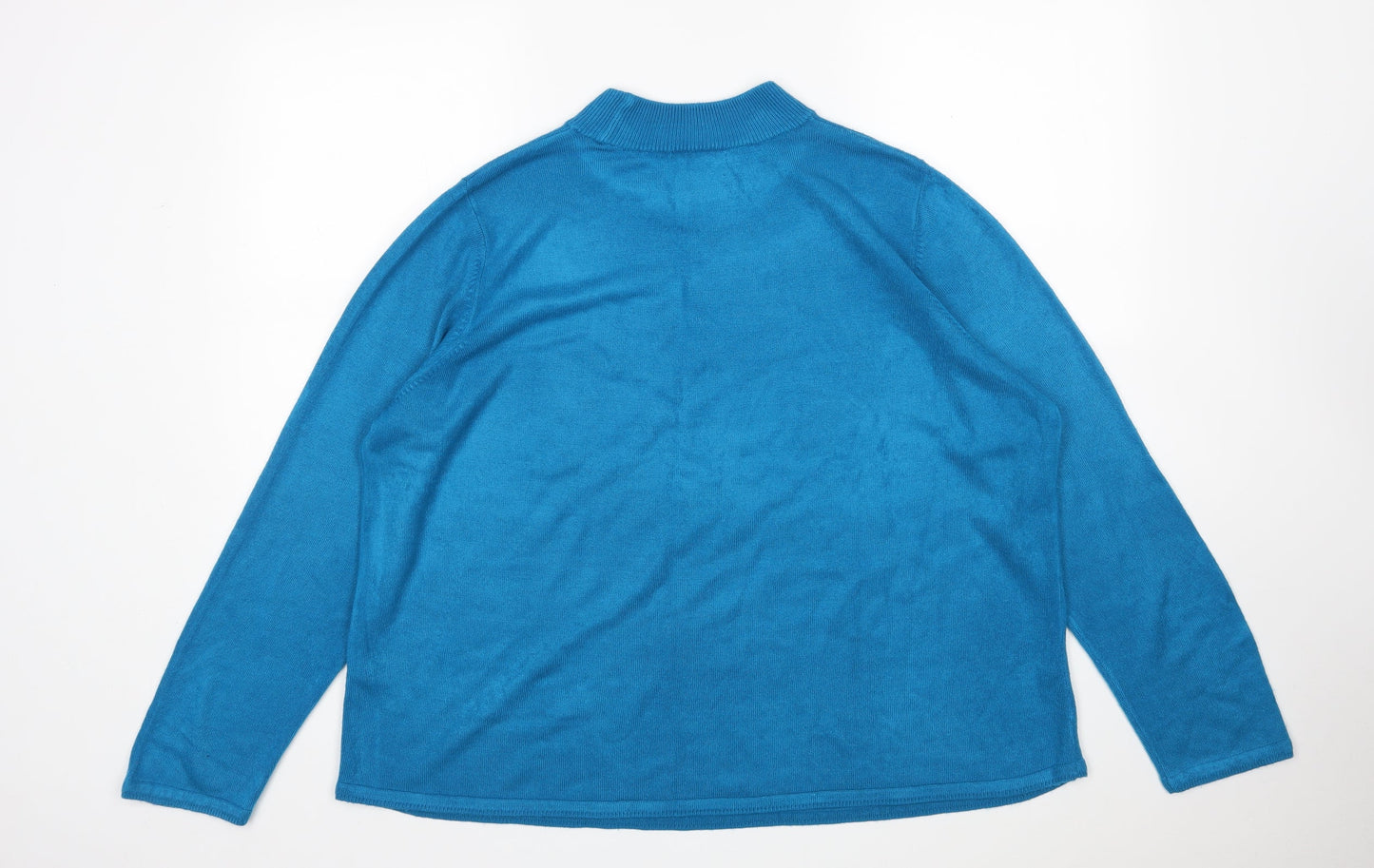 Womens UK Size XL BM Blue Pullover Jumper
