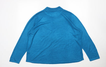 Womens UK Size XL BM Blue Pullover Jumper