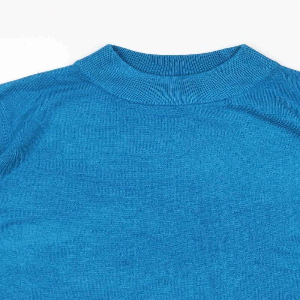 Womens UK Size XL BM Blue Pullover Jumper