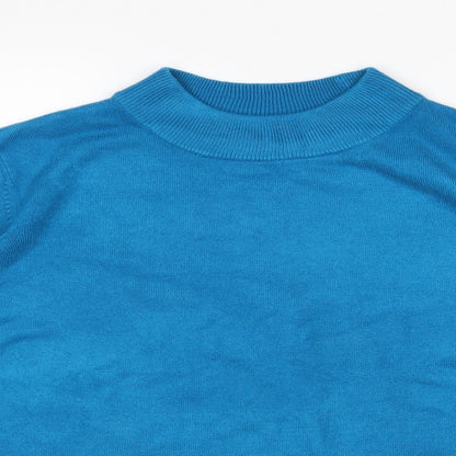 Womens UK Size XL BM Blue Pullover Jumper