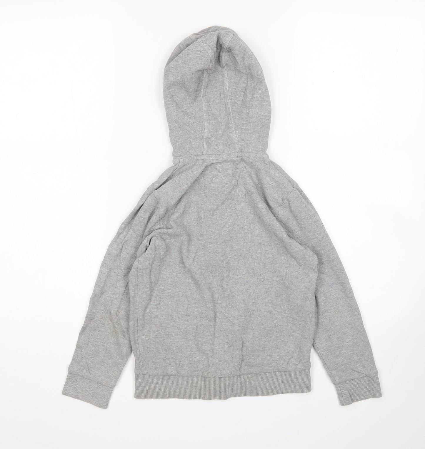 TU Boys Grey  Cotton Full Zip Hoodie Size 7 Years