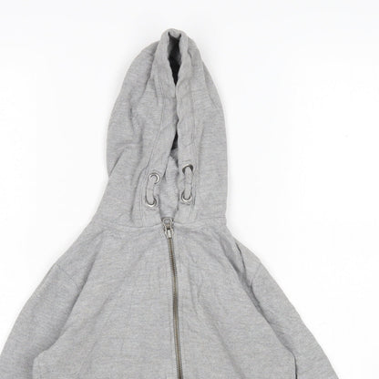 TU Boys Grey  Cotton Full Zip Hoodie Size 7 Years