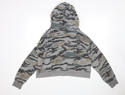 Womens UK Size L FOREVER 21 Multicoloured Pullover Hoodie