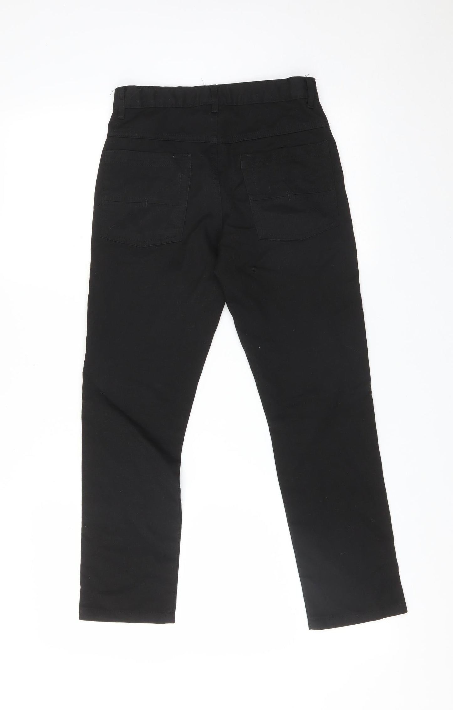 NEXT Girls Black  Polyester Straight Jeans Size 11 Years  Slim  - SCHOOL