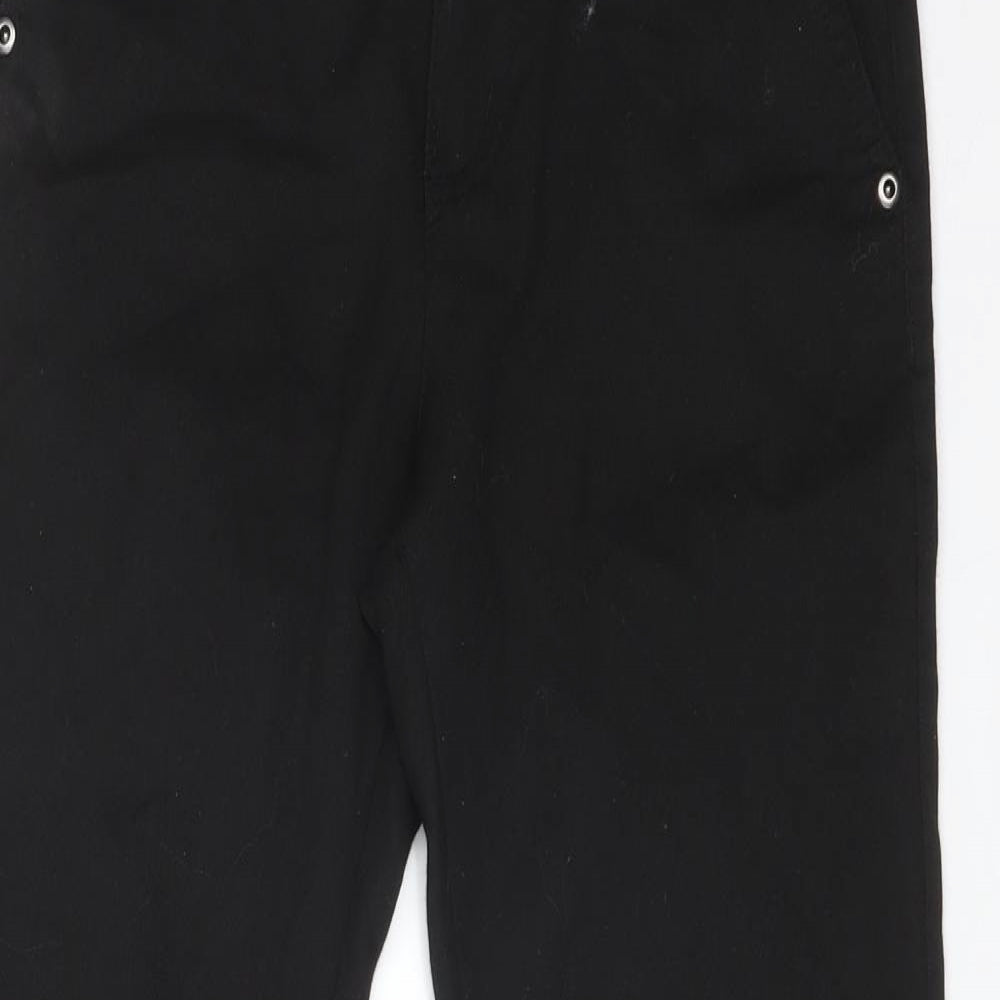 NEXT Girls Black  Polyester Straight Jeans Size 11 Years  Slim  - SCHOOL