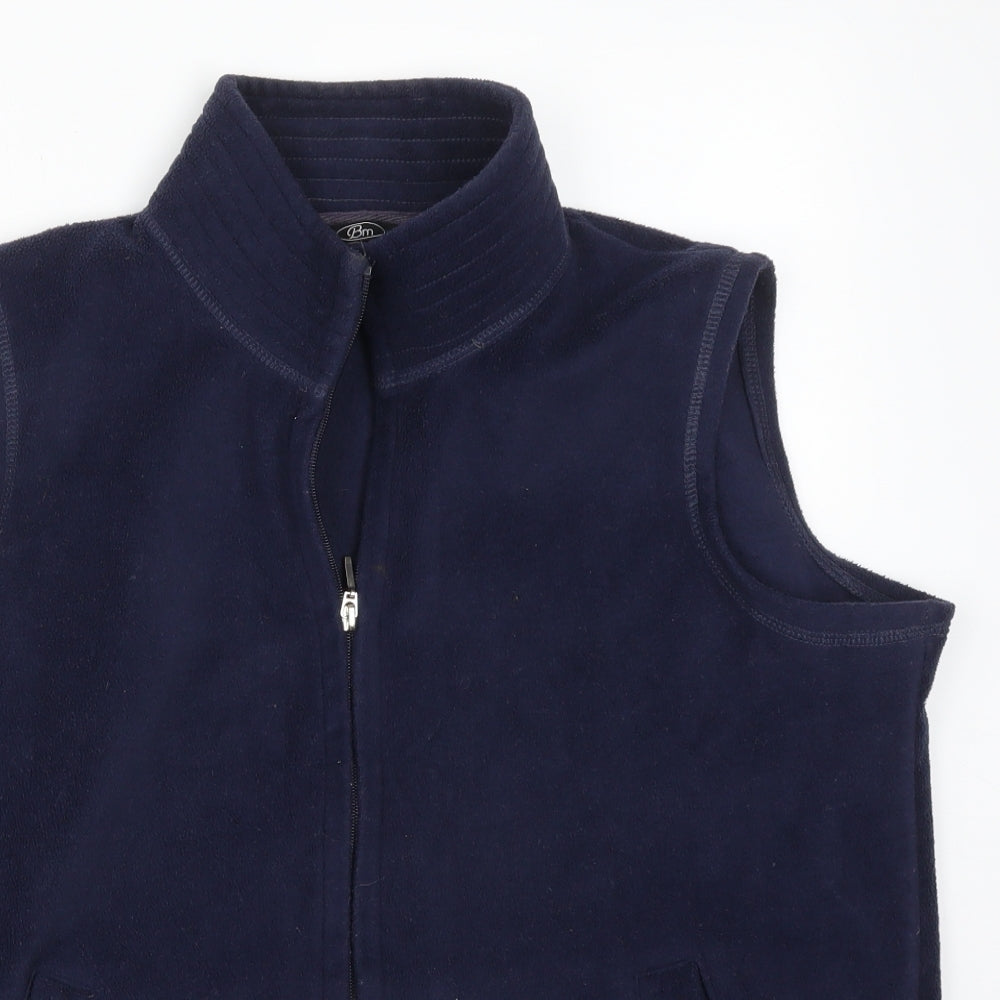 Womens UK Size M BM Blue Gilet