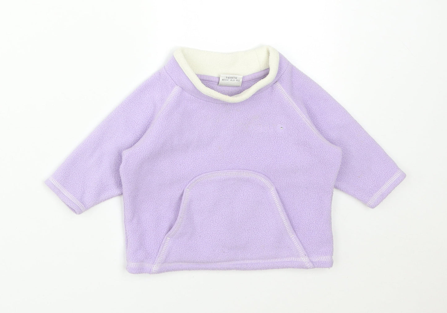 NEXT  Purple  Polyester Pullover Jumper Size 3-6 Months