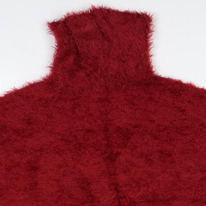 Womens UK Size M QED London Red Pullover Jumper