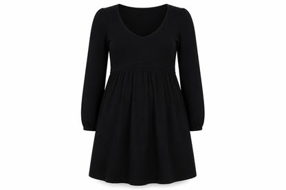 Boohoo Womens Black   A-Line  Size 10  Round Neck