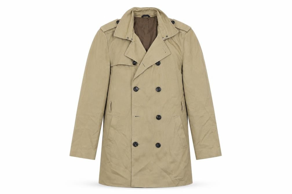 Womens UK Size L River Island Brown Overcoat