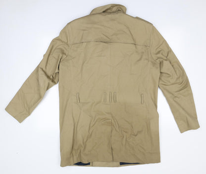 Womens UK Size L River Island Brown Overcoat