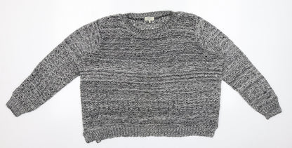 Womens UK Size 18 Papaya Grey Pullover Jumper