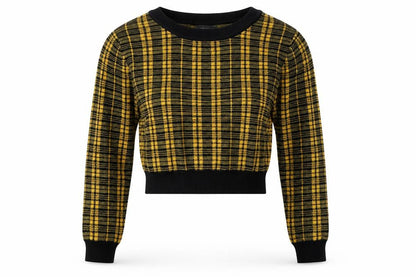 Womens UK Size 4 Primark Yellow Pullover Jumper