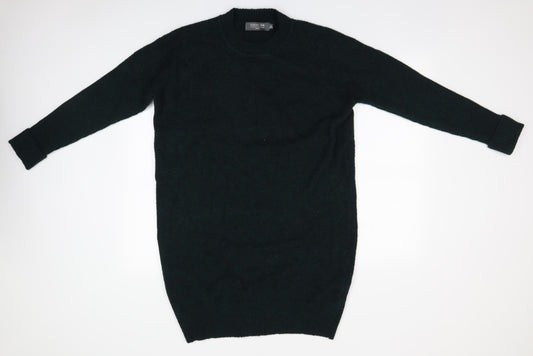 Coercion Womens Grey Round Neck  Polyester Pullover Jumper Size 12