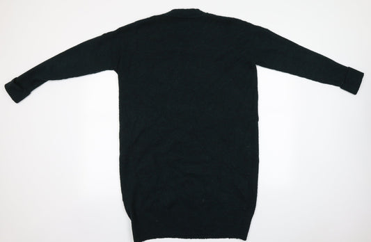 Coercion Womens Grey Round Neck  Polyester Pullover Jumper Size 12