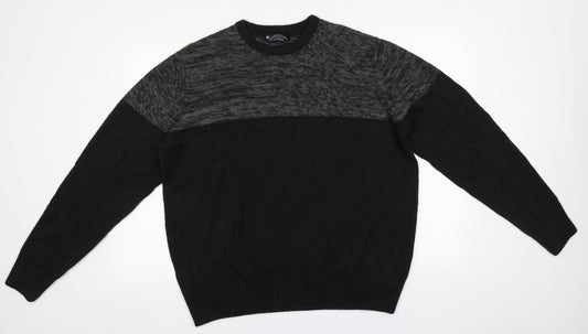 Kensington Mens Brown Round Neck  Acrylic Pullover Jumper Size 2XL