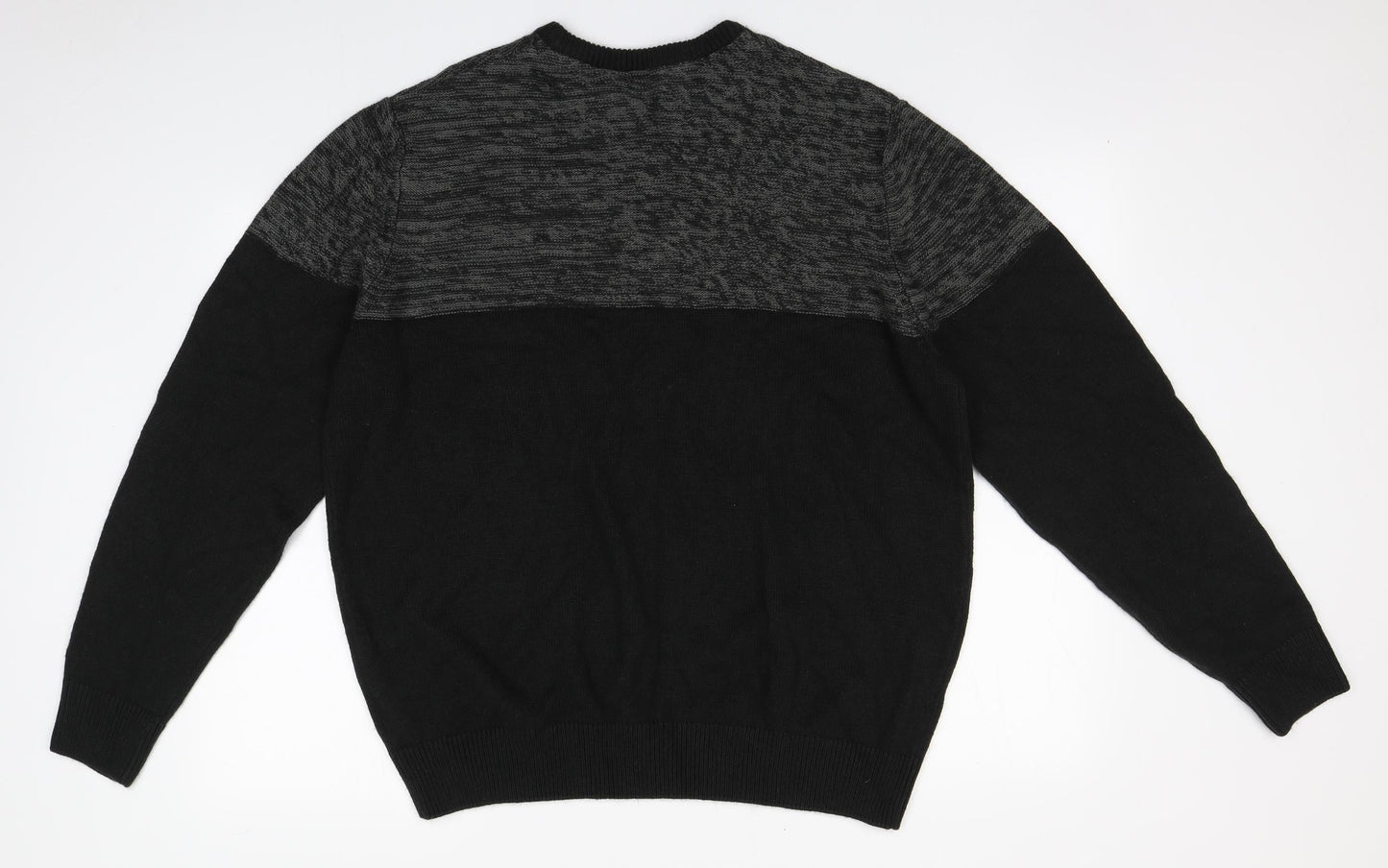 Kensington Mens Brown Round Neck  Acrylic Pullover Jumper Size 2XL